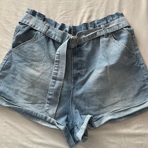 Light Wash Denim Shorts